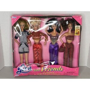 Lisa & Friends Vintage 2001 Barbie Like Dolls  12" Size Sumi Marashi Design